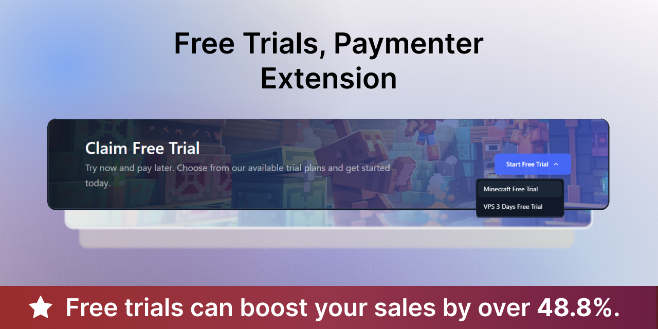 Free Trials - Paymenter extension