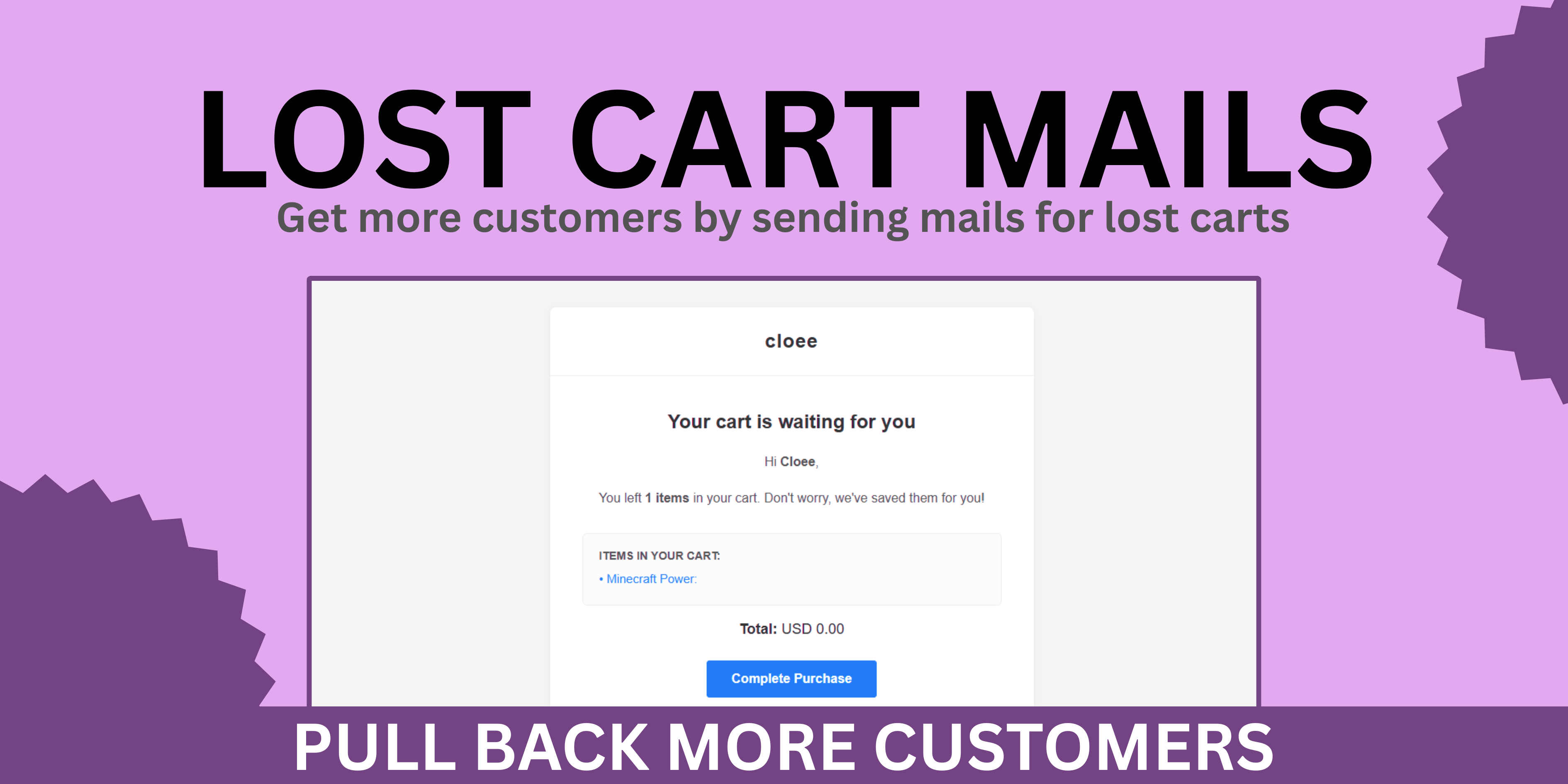 Lost Cart Mails | Paymenter addon