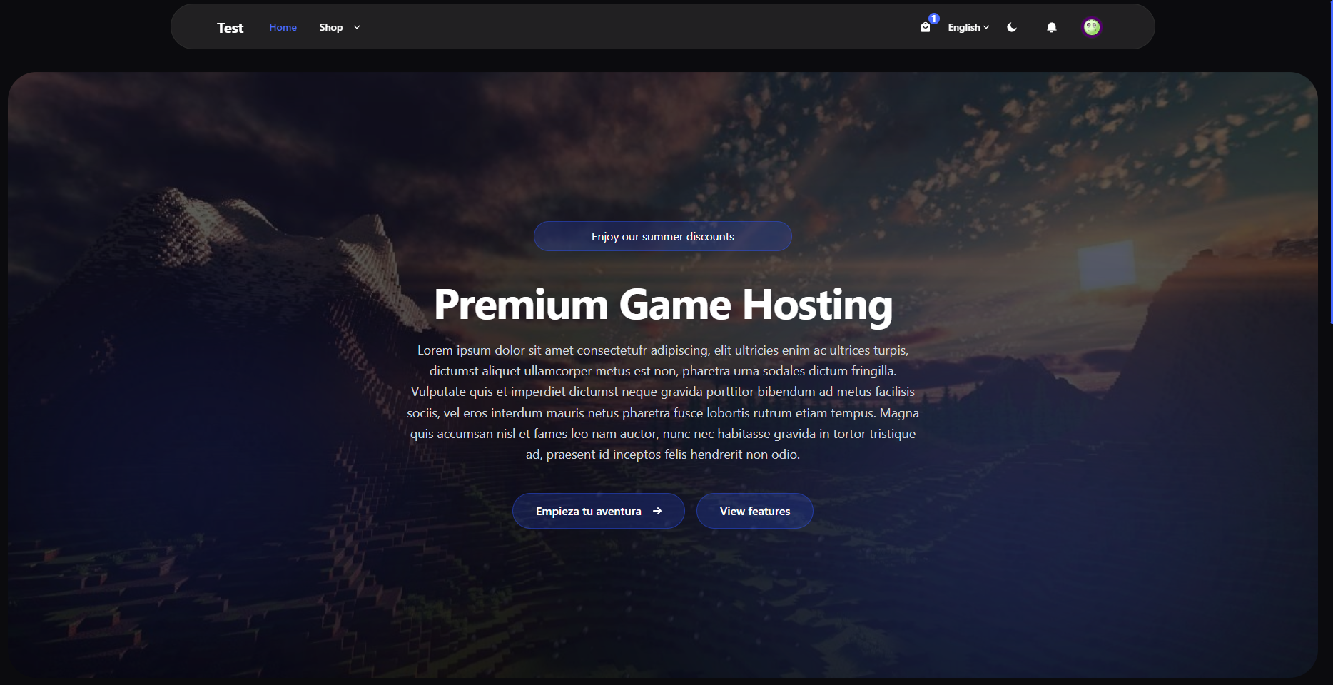 Articus - Paymenter theme, fully no code