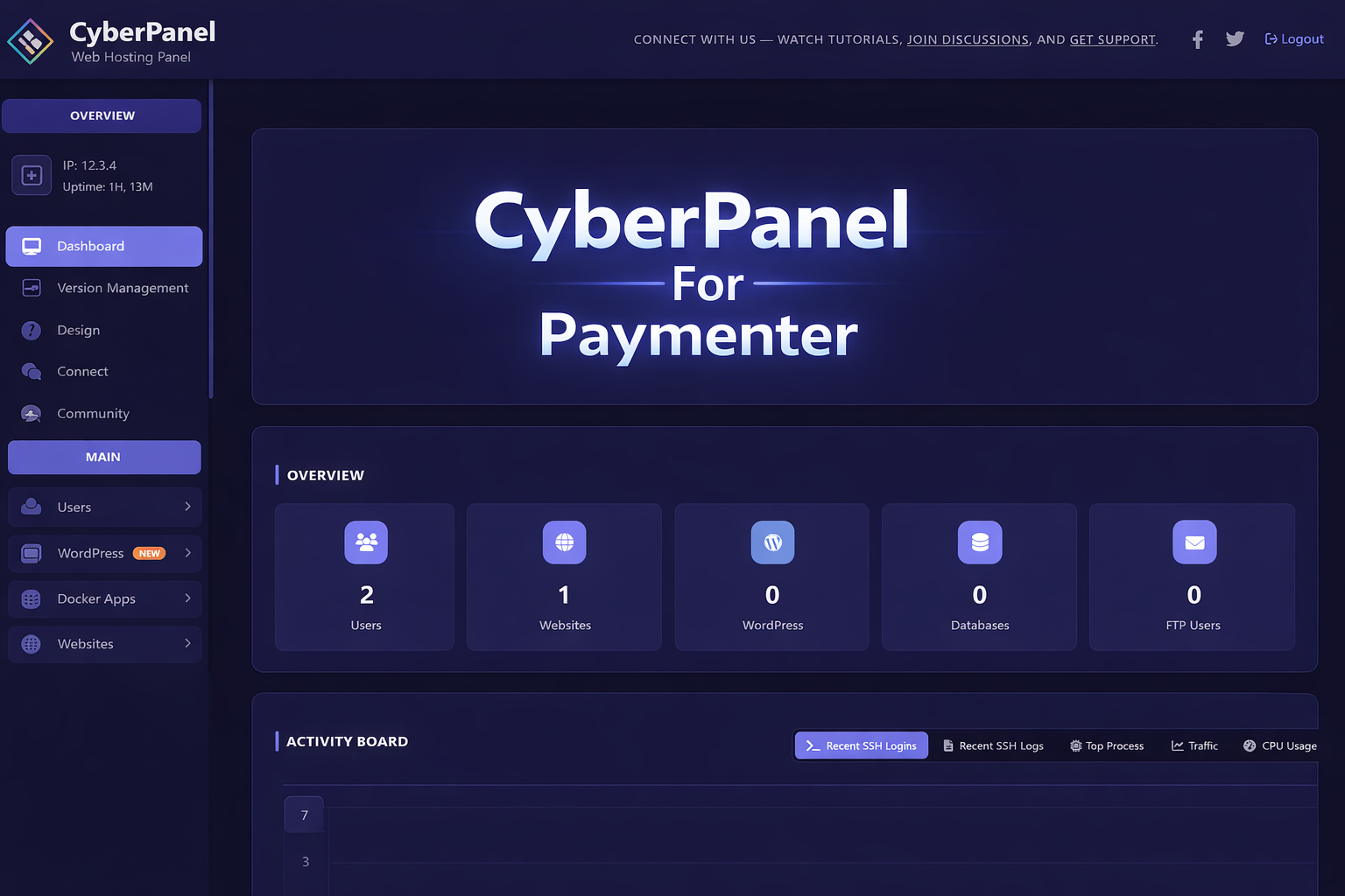 CyberPanel For Paymenter