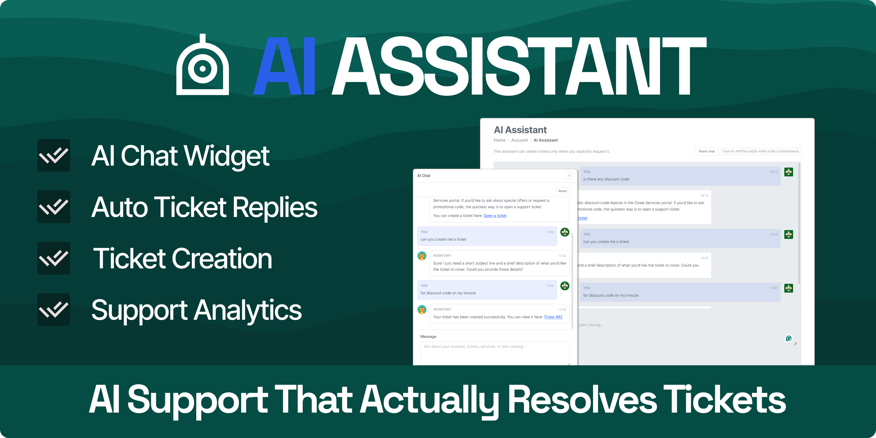 AI assistant - Automate support