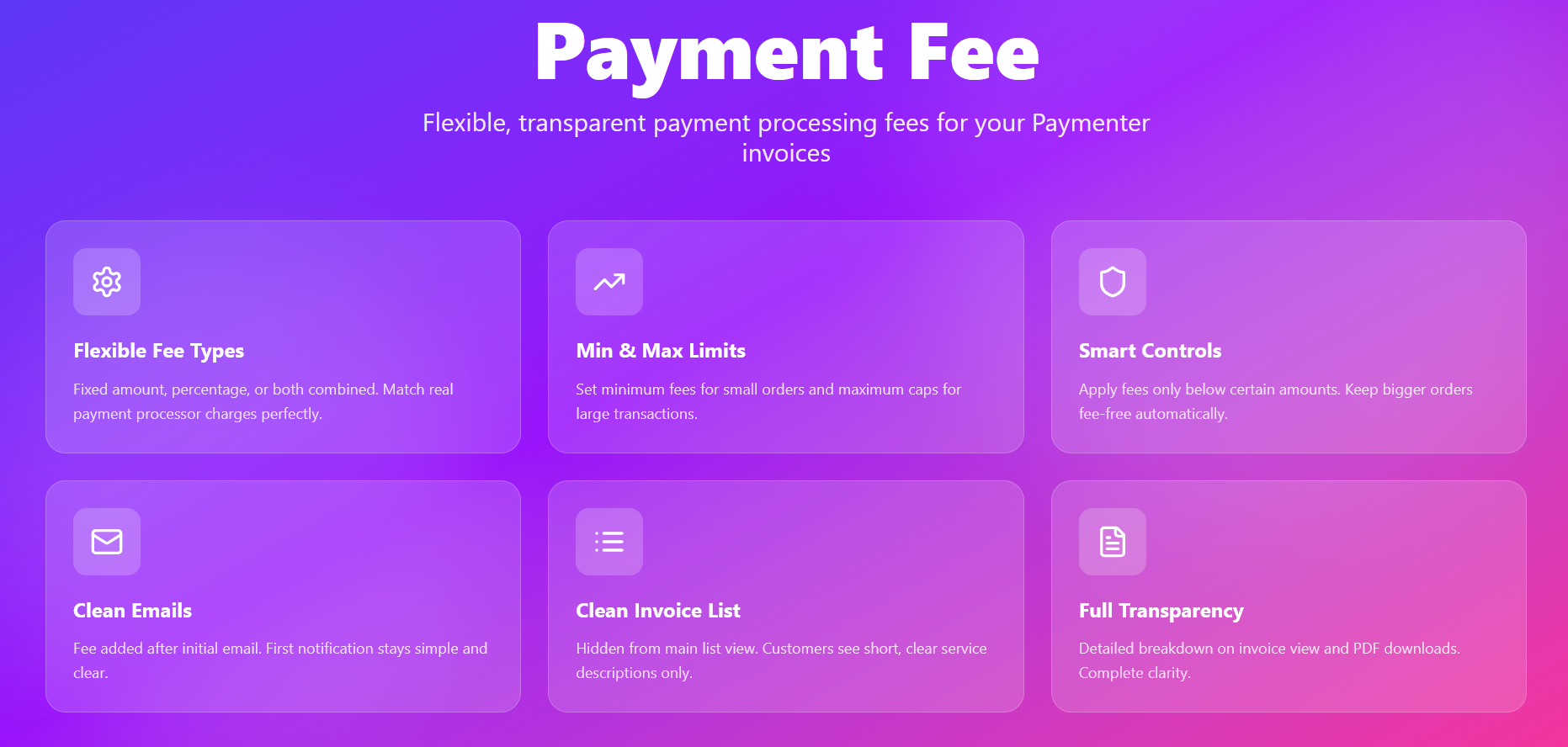 Payment Fee