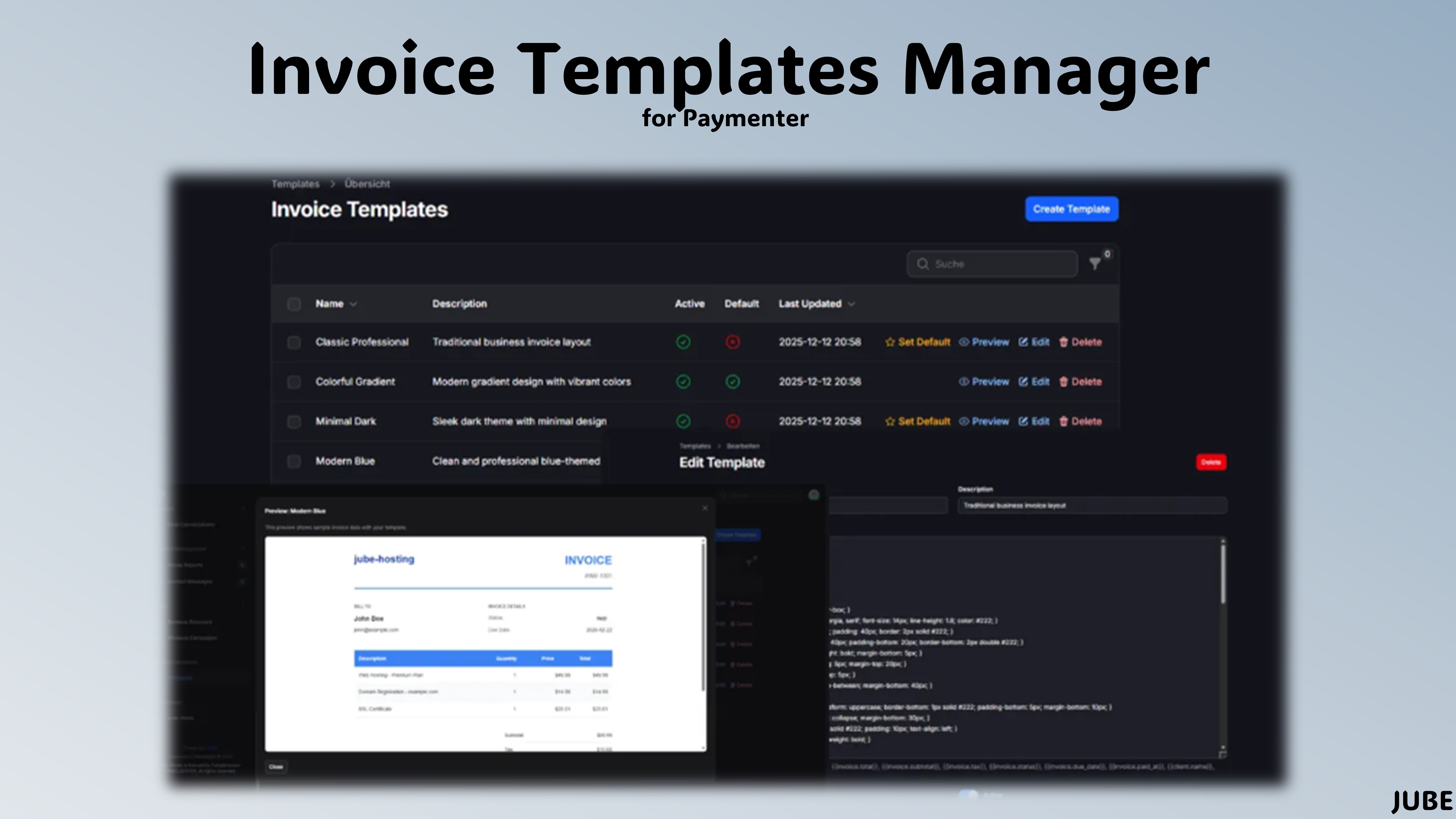 Invoice Templates Manager | Paymenter