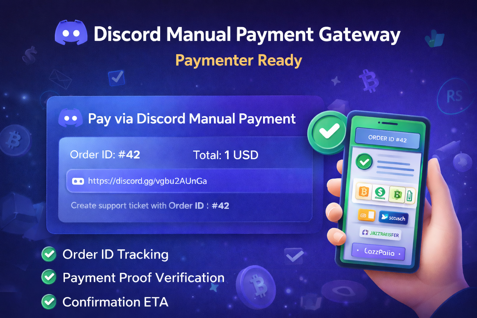 Discord Manual Gateway | Paymenter