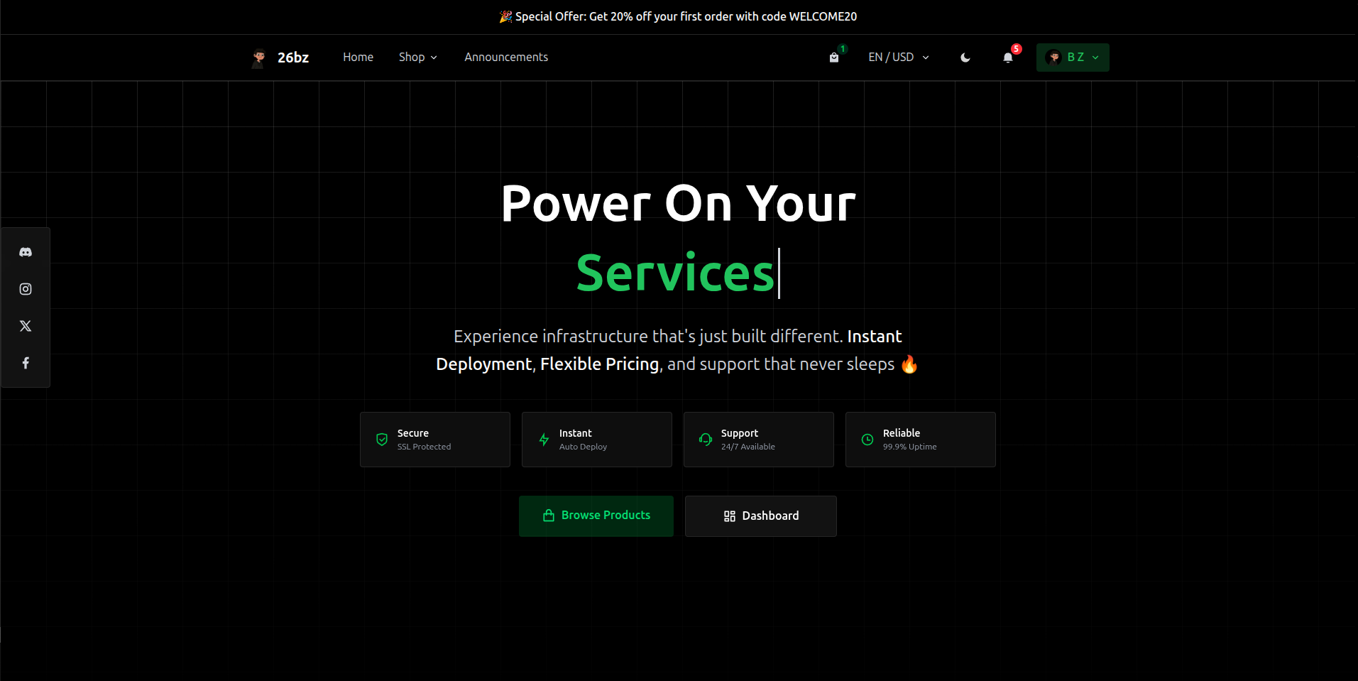 Noctura - Paymenter Theme