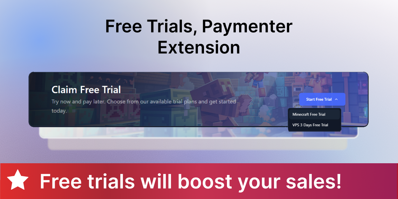 Free Trials - Paymenter extension