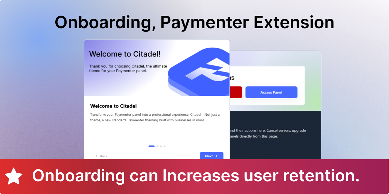 Onboarding - Paymenter extension
