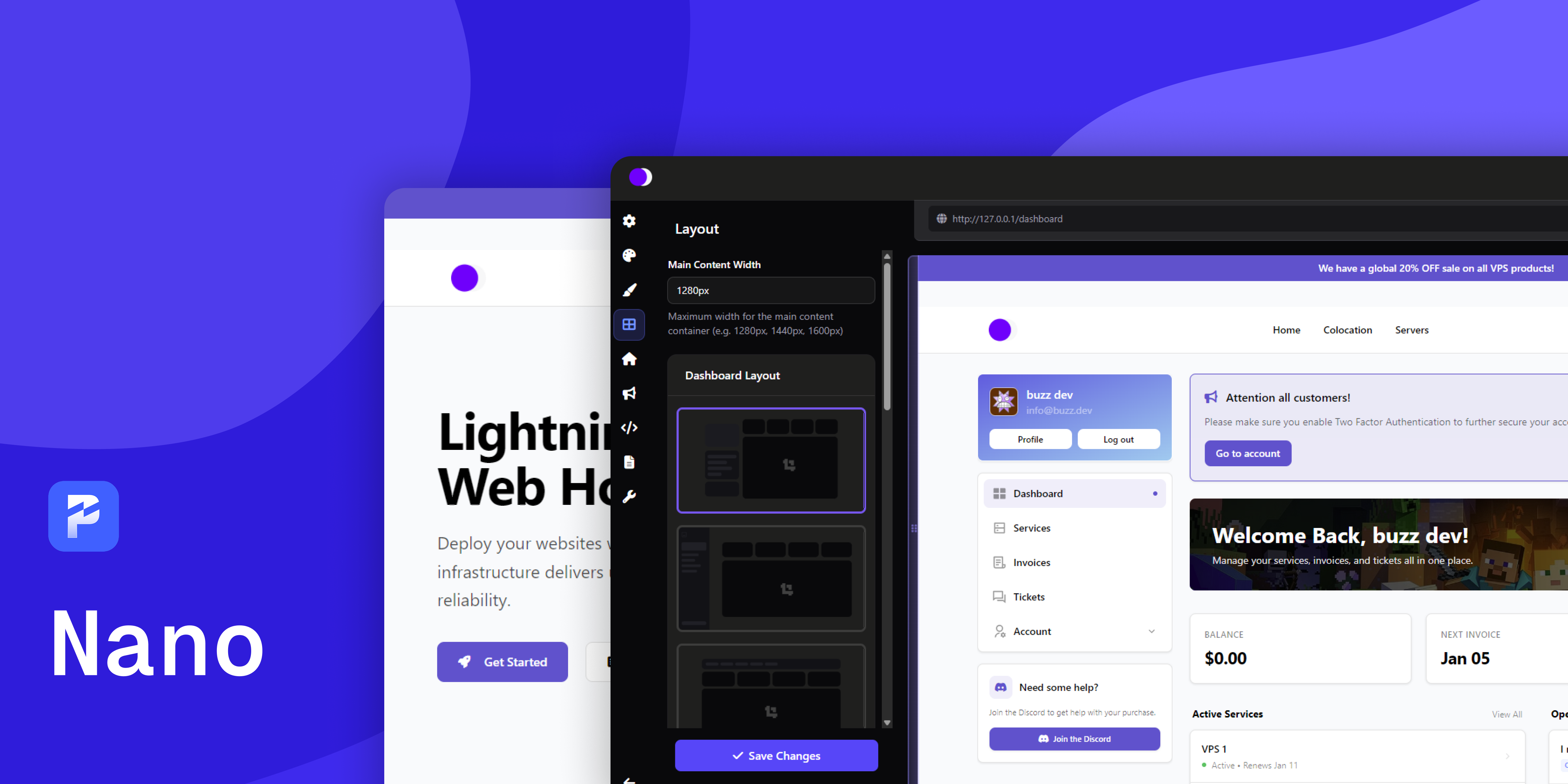 Nano Theme for Paymenter