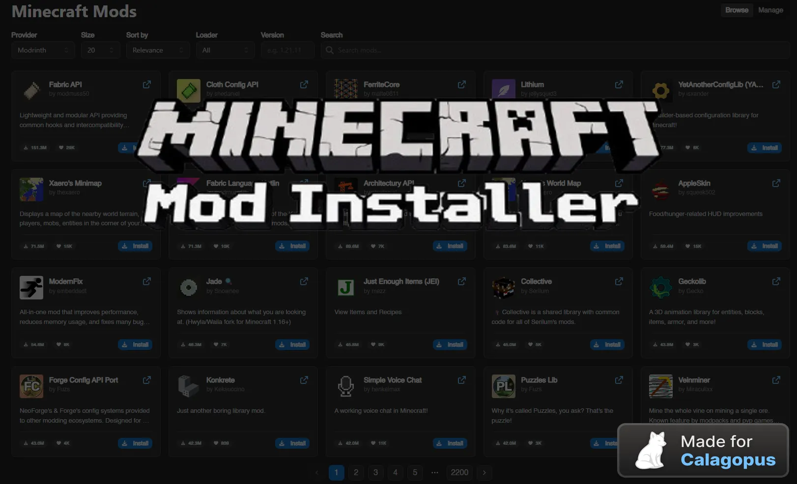 Minecraft Mod Installer