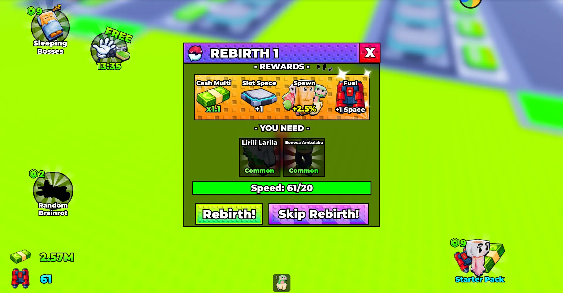 Fly Jetpack For Brainrots