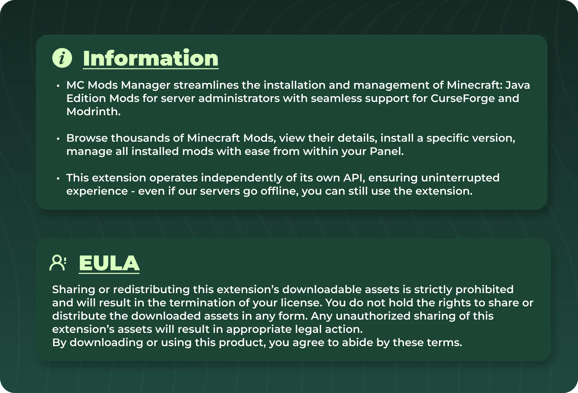MC Mods Manager for Calagopus screenshot 13