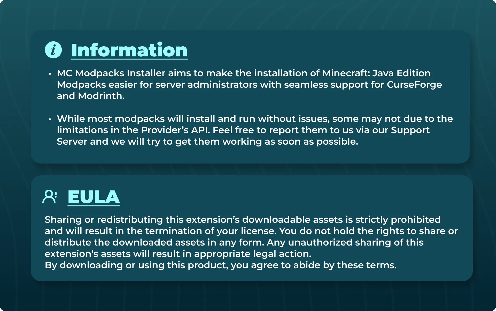 MC Modpacks Installer for Calagopus screenshot 9