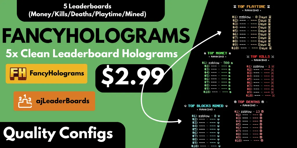 5x CLEAN LEADERBOARD HOLOGRAMS