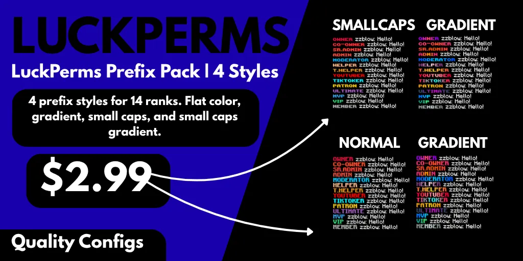 LuckPerms Prefix Pack