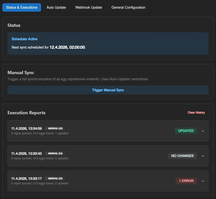 EGG Auto Updater screenshot 1