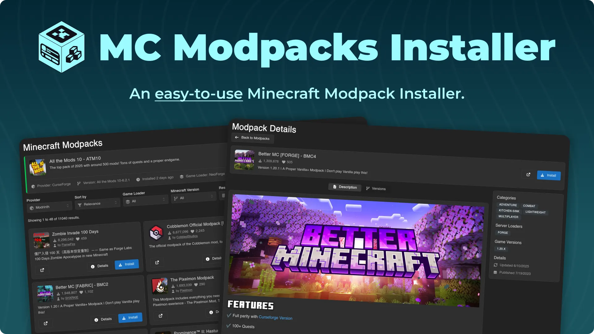 MC Modpacks Installer for Calagopus screenshot 6