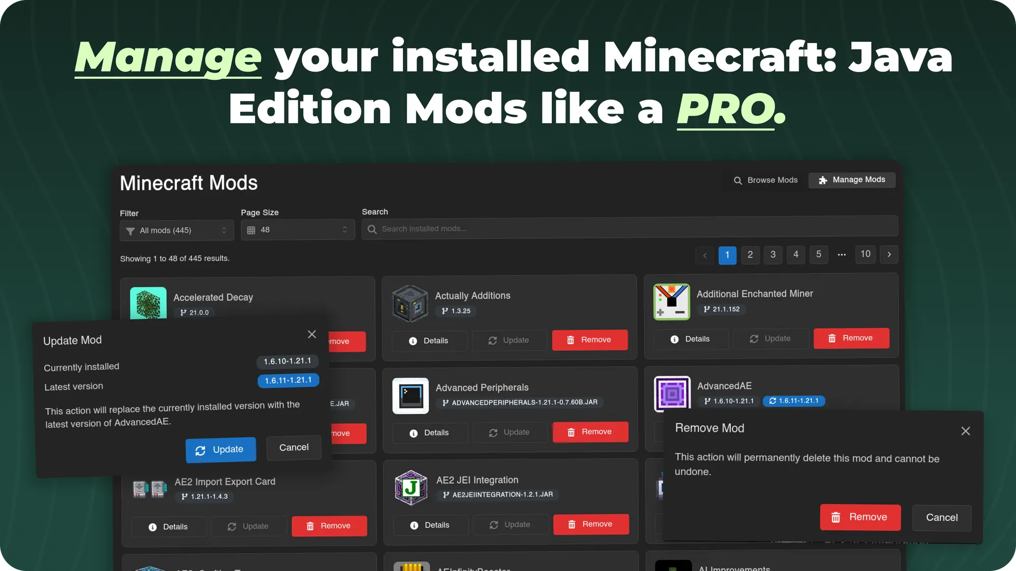 MC Mods Manager for Calagopus screenshot 11