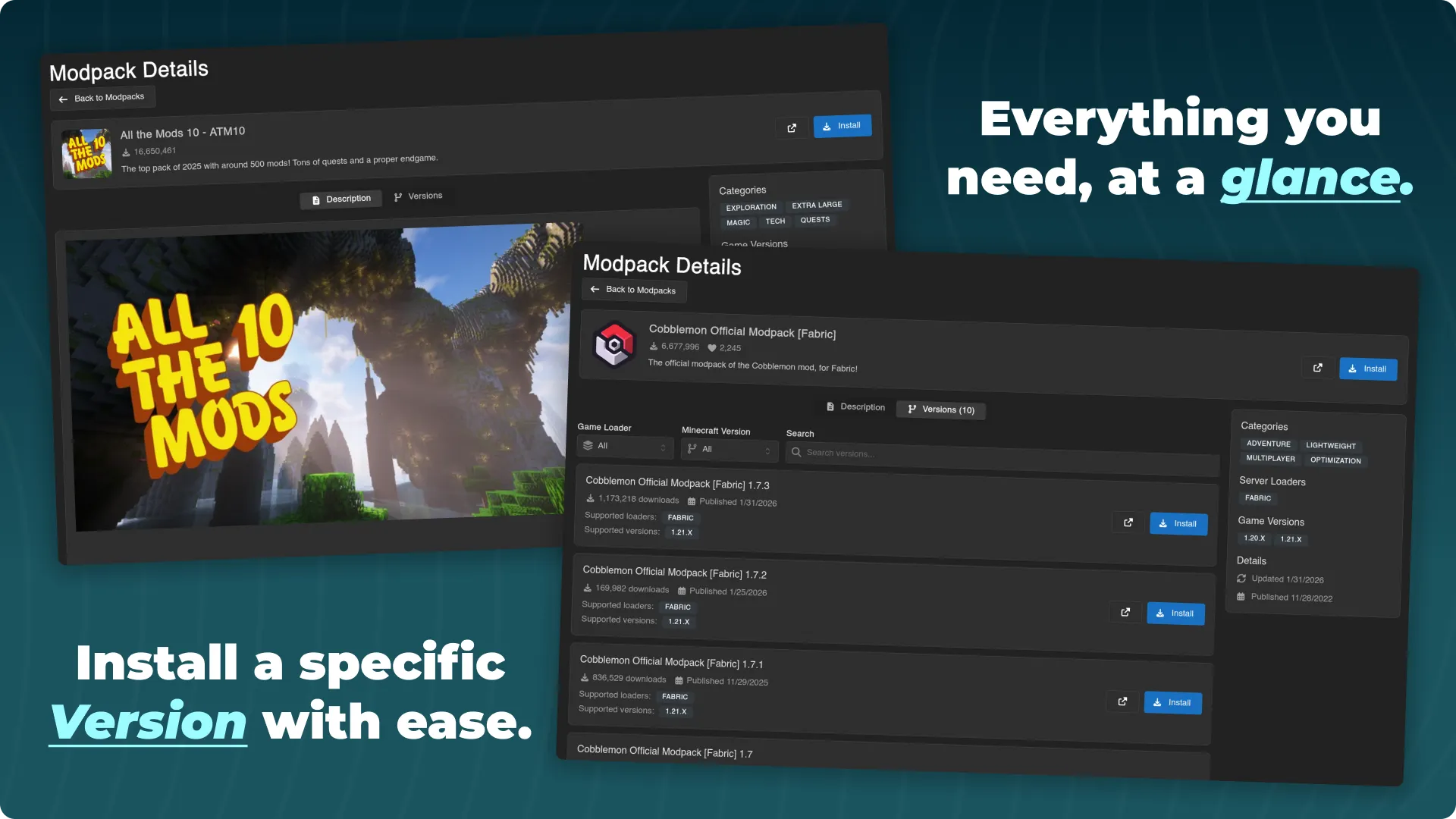 MC Modpacks Installer for Calagopus screenshot 8